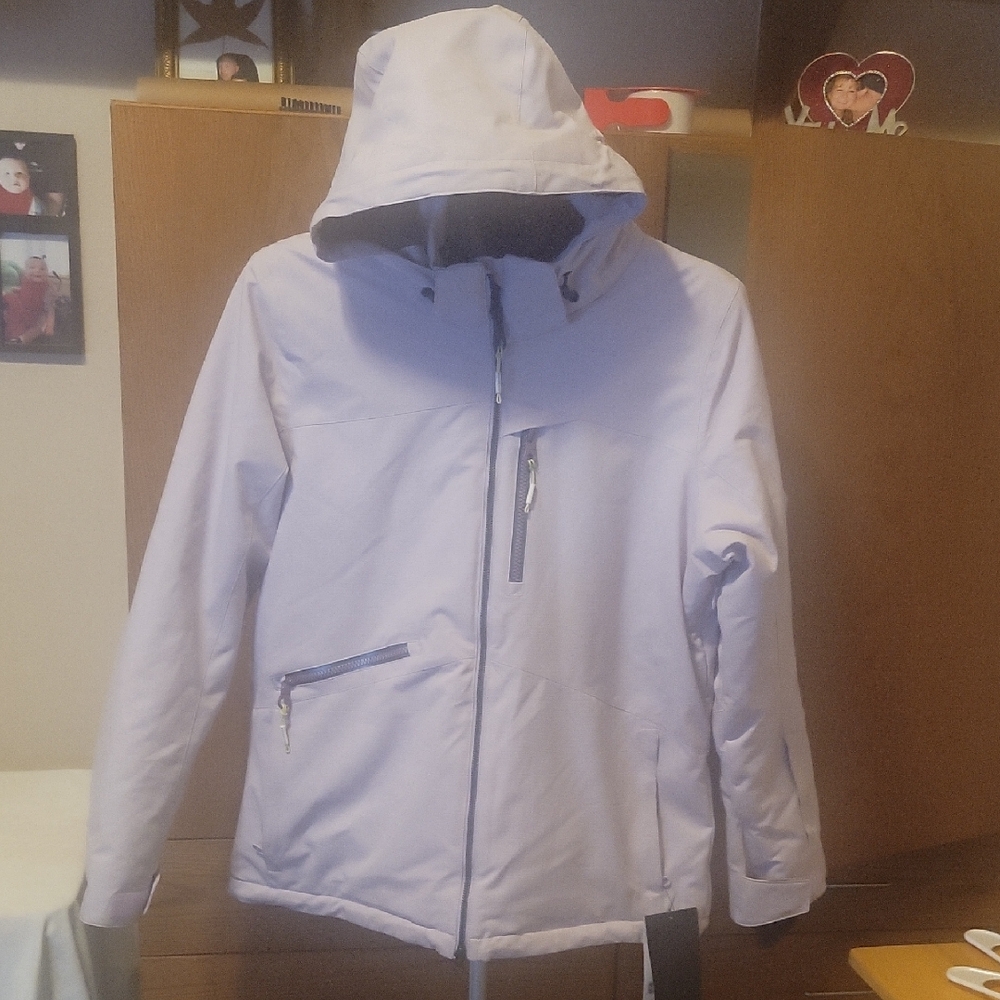 Women's Lavender Ski Jacket with Hood